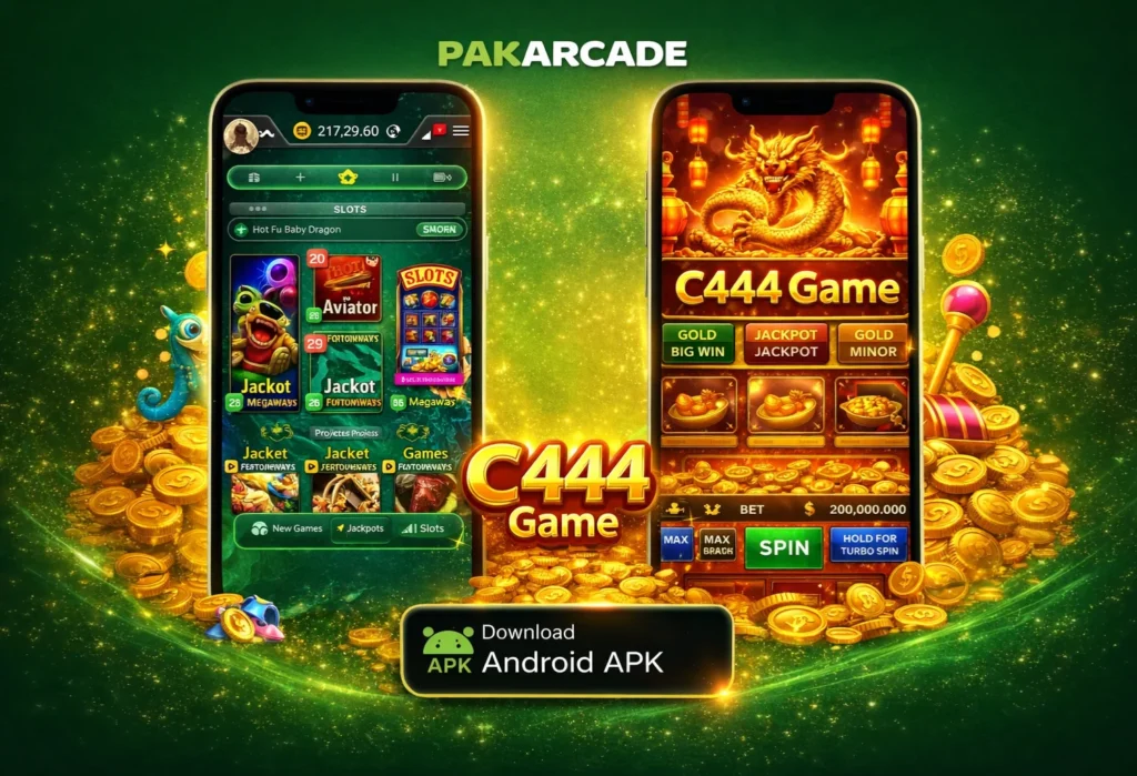 C444 Game showing scratch card feature with rewards
